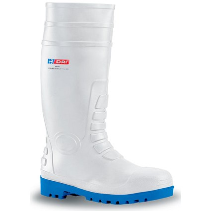 Beeswift PVC Safety Wellington Boots, White, 13