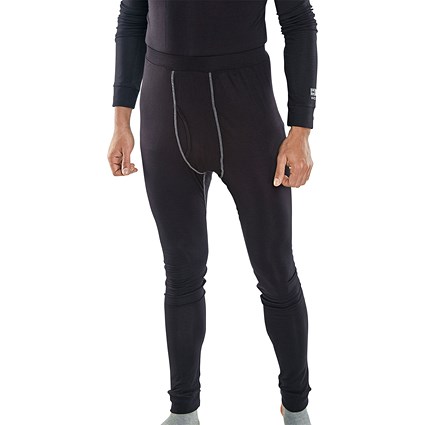 Beeswift Base Layer Long John, Black, 3XL