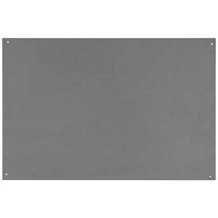 Bi-Office Unframed Noticeboard, 875x575mm, Grey