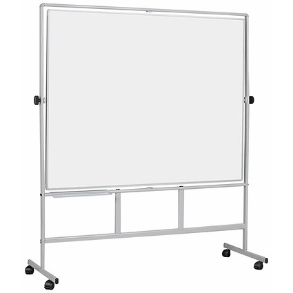 Bi-Office Revolver Plus Mobile Magnetic Whiteboard, 1200x900mm