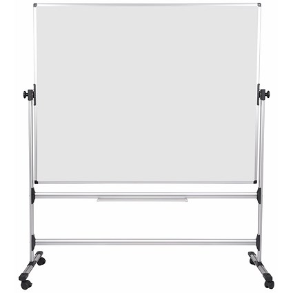 Bi-Office Earth Mobile Revolving Magnetic Whiteboard, 1200x900mm