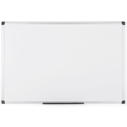 Bi-Office Maya Lacquered Steel Magnetic Whiteboard, 450x300mm