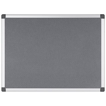 Bi-Office New Generation A9 Felt Noticeboard, 600x450mm, Grey