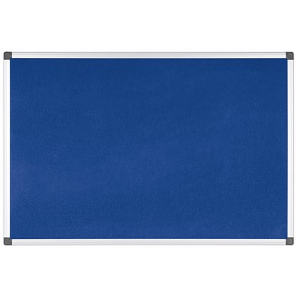 Bi-Office New Generation A9 Felt Noticeboard, 1200x1200mm, Blue