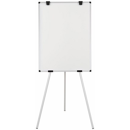 Bi-Office Earth Kyoto Tripod Magnetic Easel, Silver