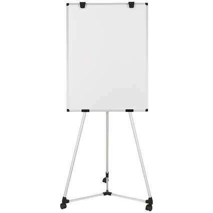 Bi-Office Earth Kyoto Mobile Magnetic Easel, Silver