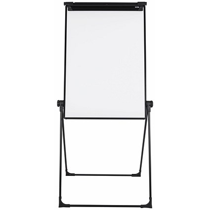 Bi-Office Premiere Magnetic Easel, 70x100cm, Black Structure