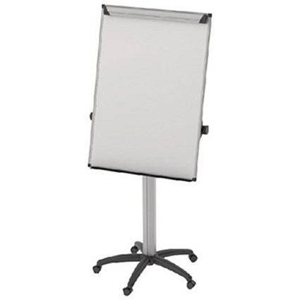 Bi-Office Earth Non-Magnetic Mobile Easel, Euro, Silver