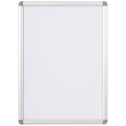 Bi-Office Curled Snap Display Frame, A2, Aluminium Plastic Corners