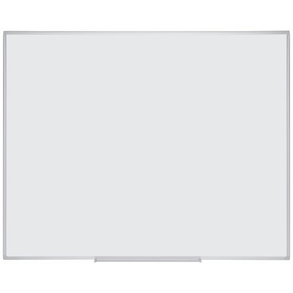 Bi-Office Earth Maya Enamel Magnetic Whiteboard, Aluminium Frame, 1800x900mm