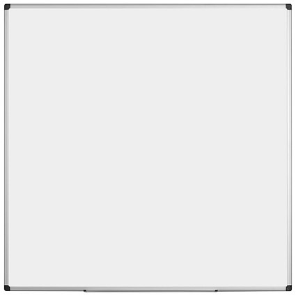 Bi-Office Maya Enamel Magnetic Whiteboard, 1200x1200mm