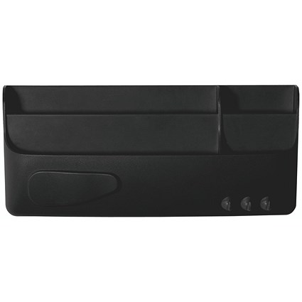 Bi-Office Smart Magnetic Storage Box, Black