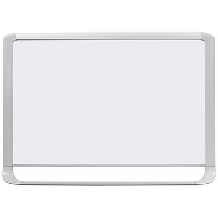 Bi-Office Mastervision Magnetic Enamel Whiteboard, 1800x1200mm