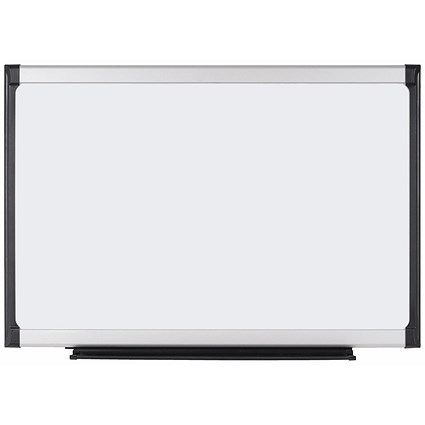 Bi-Office Provision Lacquered Steel Magnetic Whiteboard, 900x600mm