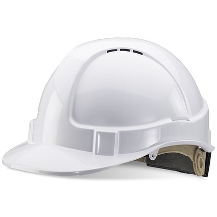 B-Safe Vented Safety Helmet, White