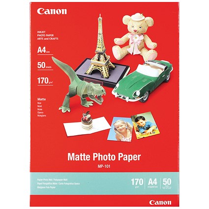 Canon MP-101 A4 Photo Paper, 50 Sheets