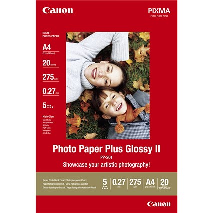 Canon PP-201 Glossy Photo Paper A4 20 Sheets - 2311B019