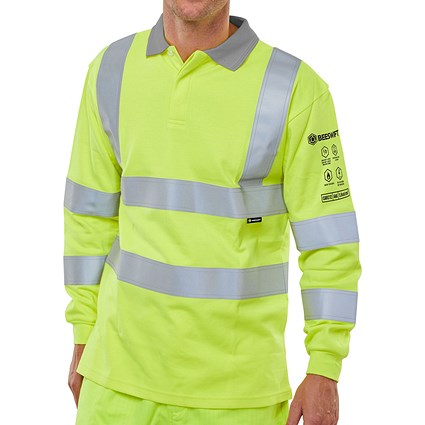 Long Sleeved Hi Vis Safety Vest Jerkin Jacket Yellow / Orange - Simply Hi  Vis Clothing UK