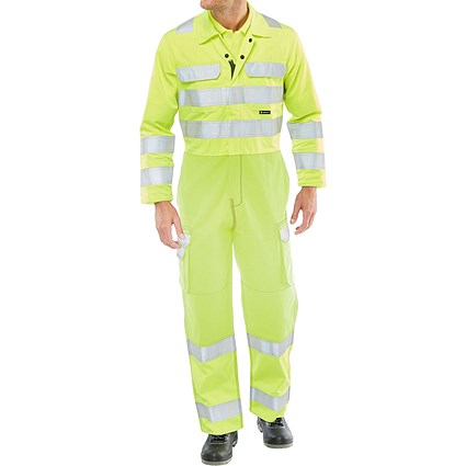 Beeswift Arc Flash Coverall, Saturn Yellow, 38