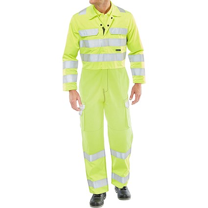 Beeswift Arc Flash Coverall, Saturn Yellow, 46