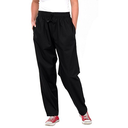 Beeswift Chefs Trousers, Black, Medium