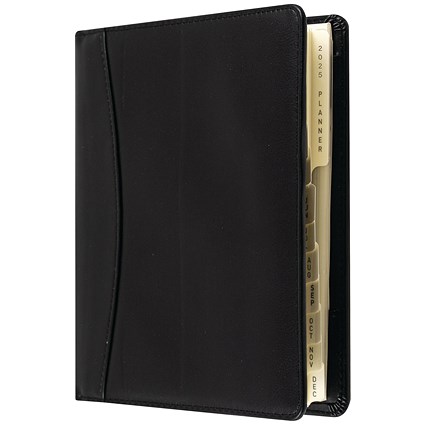 Collins Elite Compact Diary, Day Per Page, 2025