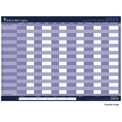 Collins A1 Holiday Planner, Mounted, 2025