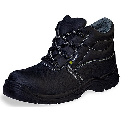 Beeswift Dual Density Pu Chukka S3 Boots, Black, 4