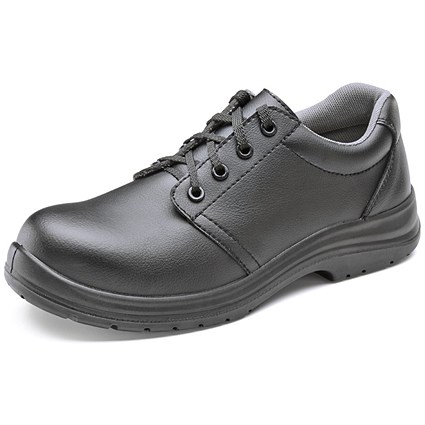 Beeswift Micro-Fibre Tie S2 Shoes, Black, 3