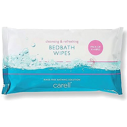 Carell Bedbath Wipes, Pack of 192 Wipes