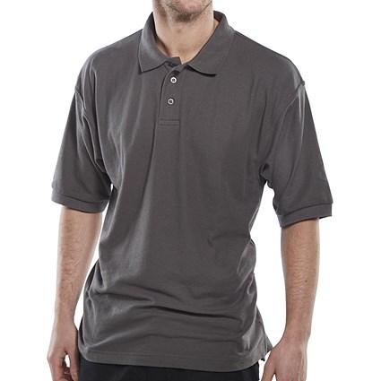 Beeswift Polo Shirt, Grey, XL