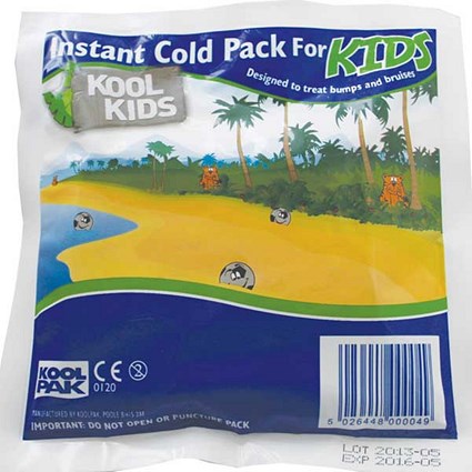 Koolpack Kids Instant Ice Pack, Single Use