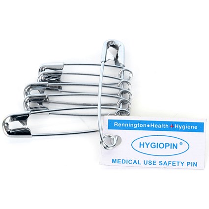 Hygiopin Safety Pins, Pack of 12