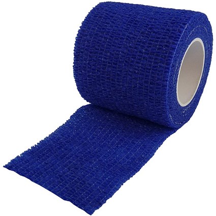 Hygio Blue Cohesive Bandage, 2.5cm X 4.5m, Pack of 10