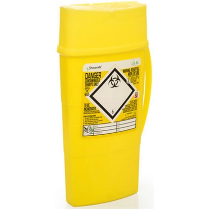 Sharpsafe Sharps Bin, 0.6l