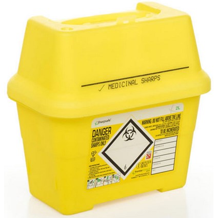 Sharpsafe Sharps Bin, 2l