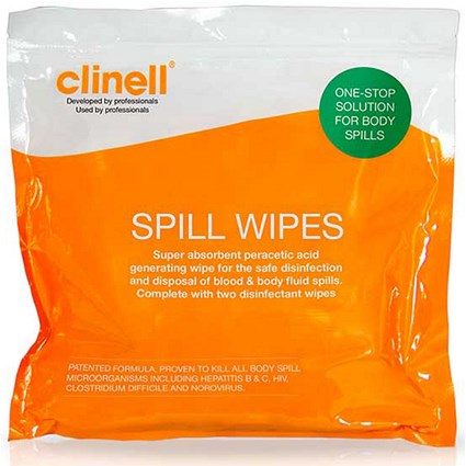 Clinell Spill Wipes