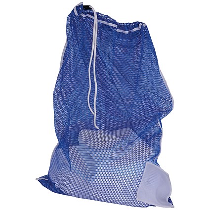 Robert Scott Drawstring Laundry Net, Blue