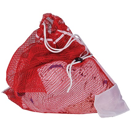 Robert Scott Drawstring Laundry Net, Red