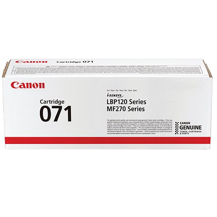 Canon 071 Toner Cartridge, Black