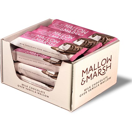 Mallow Marsh Vanilla Marshmallow In Milk Chocolate Bar, 35g, Pack of 12