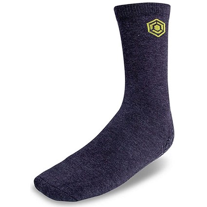 Beeswift Plain Work Socks, Grey, Large (UK 9-12)