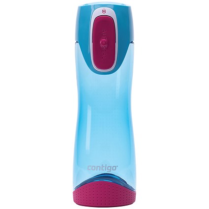 Contigo Swish Kids Autoseal Water Bottle, 500ml, Sky Blue