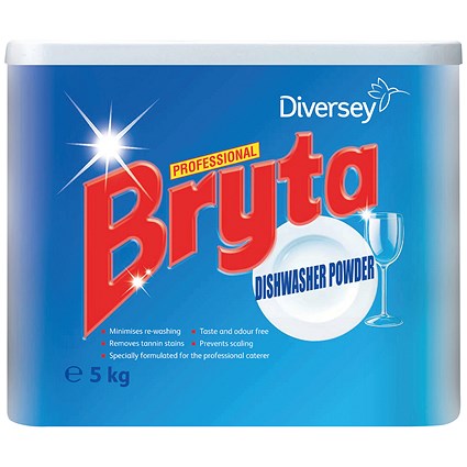 Diversey Bryta Machine Dishwasher Powder, 5kg