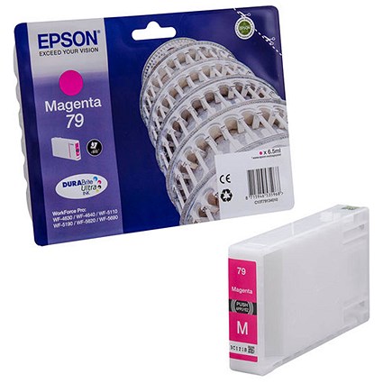 Epson 79 Ink Cartridge DURABrite Ultra Tower of Pisa Magenta C13T79134010