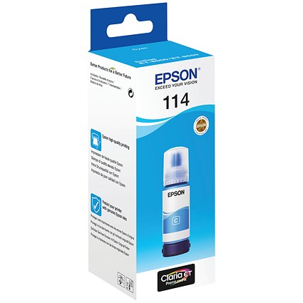 Epson 114 EcoTank Ink Bottle Cyan C13T07B240