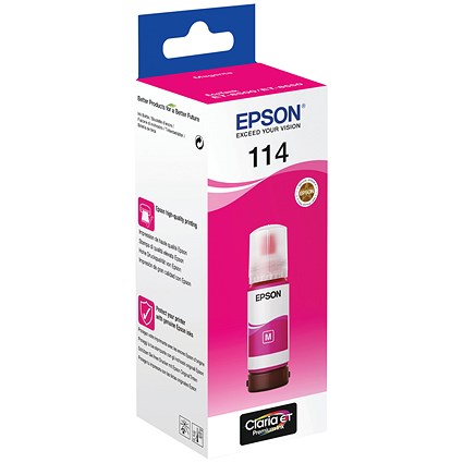 Epson 114 EcoTank Ink Bottle Magenta C13T07B340