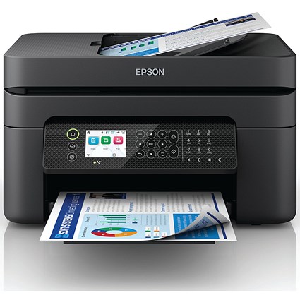 Epson WorkForce WF-2950DWF A4 4-in-1 Wireless Colour Inkjet Printer, Black