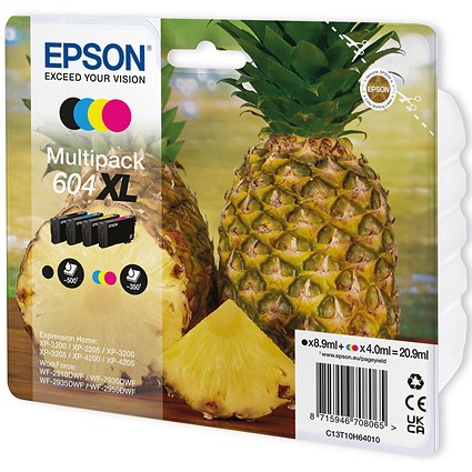 Epson 604XL Ink Cartridge HY Pineapple Multipack CMYK C13T10H64010