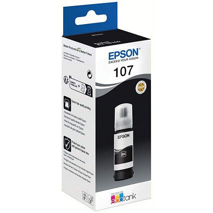 Epson 107 EcoTank Ink Bottle Black C13T09B140